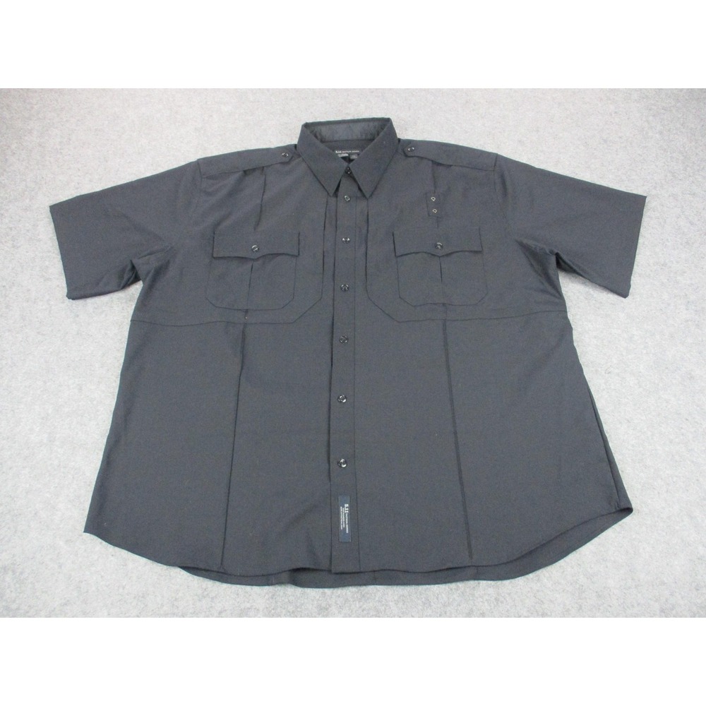 511 Tactical Series Shirt Mens 3XL XXXL Black‎ Tactical Button Up Military Lycra